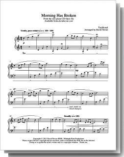 Morning Has Broken Sheet Music for Solo Piano