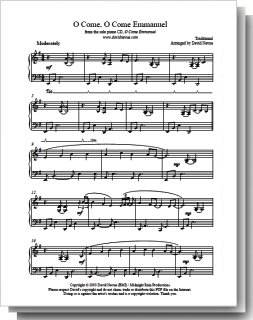 O Come Emmanuel Sheet Music for Solo Piano